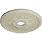 Ekena Millwork Palmetto Ceiling Medallion (Fits Canopies up to 5"), 20 7/8"OD x 3 5/8"ID x 1 5/8"P, Clear Yellow CM20PMCYF - alternate 4